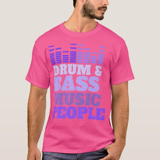 Drum & Bass Dubstep DNB T-shirt (Voorkant)