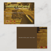 Drum & Bass Mix Visitekaartje (Voorkant / Achterkant)