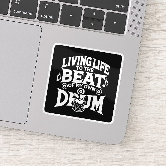 Drum Beat Sticker (Detail)