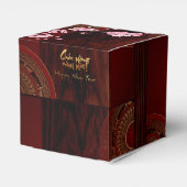 Drum Blossom Tet Hoa Anh Dao Vietnamees Nieuwjaar Bedankdoosjes (Achterkant)