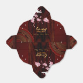 Drum Blossom Tet Hoa Anh Dao Vietnamees Nieuwjaar  Bedankdoosjes (Uitgevouwen)