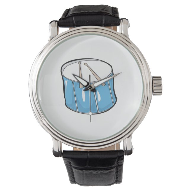 drum blue handdrawn look.png horloge (Voorkant)