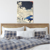 Drum Bridge in Meguro en Sunset Hill. Canvas Afdruk (Insitu (Slaapkamer))