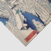 Drum Bridge in Meguro en Sunset Hill. Tissuepapier (Detail)