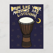 Drum Briefkaart (Voorkant)