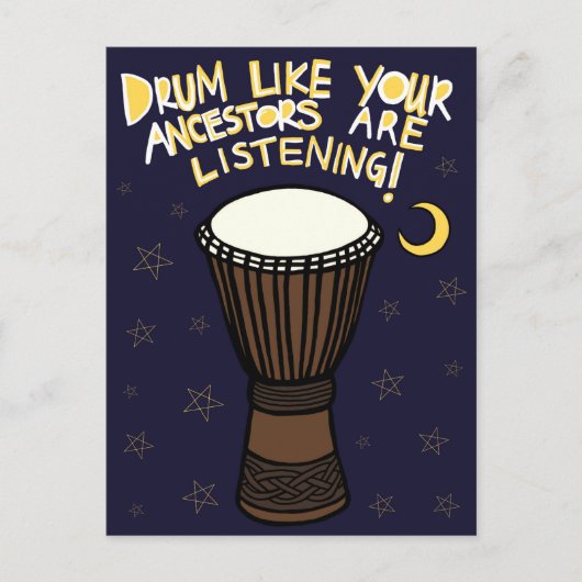 Drum Briefkaart (Voorkant)