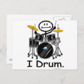 Drum Briefkaart (Voorkant / Achterkant)