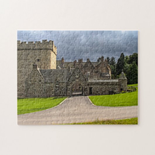 Drum Castle Schotland. Legpuzzel (Horizontaal)