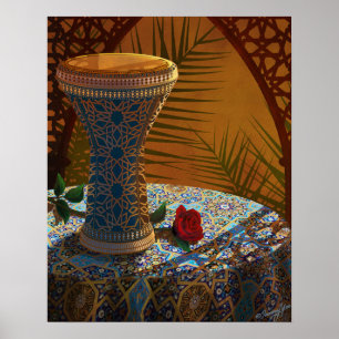 Drum, Dans, levend (Doumbek) Poster