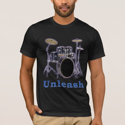 Drum design T-shirt (Voorkant)