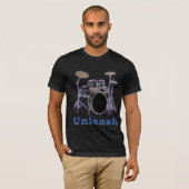 Drum design T-shirt (Voorkant volledig)