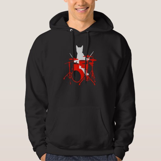 Drum Drummer Drum Music Hoodie (Voorkant)