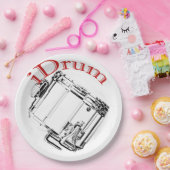 Drum Drummer Marching Bord Dining (Feest)