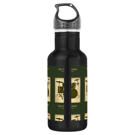 Drum / Drums Waterfles (Achterkant)