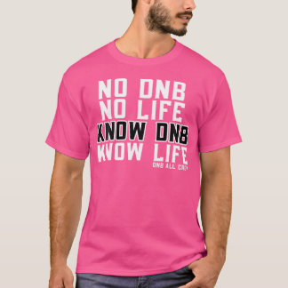 Drum en basmuziek Liquid Oerwoud Rave EDM DND Fes T-shirt