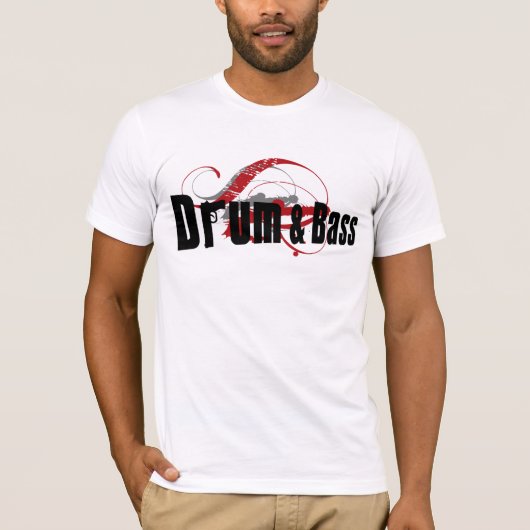 Drum en Bass Mob T-shirt (Voorkant)