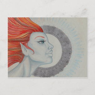 Drum Goddess Briefkaart
