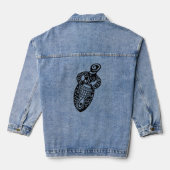 Drum Goddess Denim Jacket (Achterkant)