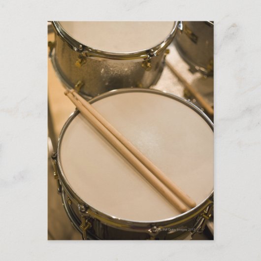 Drum Kit 3 Briefkaart (Voorkant)
