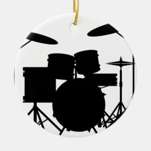 Drum Kit Keramisch Ornament