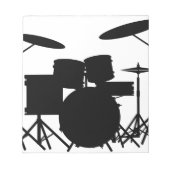 Drum Kit Notitieblok (Voorkant)