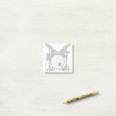 Drum Kit Post-it® Notes (Op bureau)