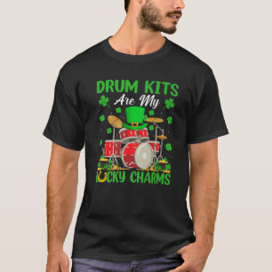 Drum Kits zijn mijn Lucky Charms Drum Kit St. Patr T-shirt