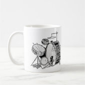 drum koffiemok (Links)