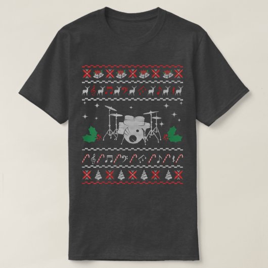 Drum Laid Sweat De Noël Cadeaux Pour Batteur (Design devant)