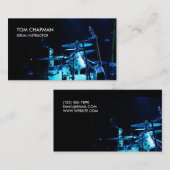 Drum Lessons Music-instructie Visitekaartje (Voorkant / Achterkant)