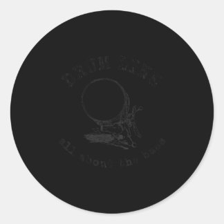 drum line - all about bass marching band ronde sticker