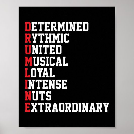 Drum Line Drumline markeringsband Poster (Voorkant)