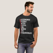 Drum Line Drumline markeringsband T-shirt (Voorkant volledig)