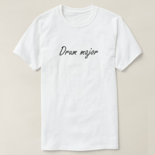 Drum Major, beste drum op de trommel, grote tromme T-shirt