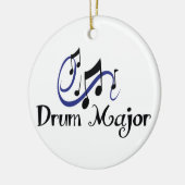 Drum Major Keramisch Ornament (Links)