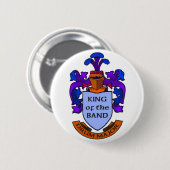 Drum Major: Koning van de Band Ronde Button 5,7 Cm (Voorkant /achterkant)