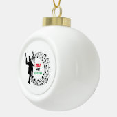 Drum Major Marching Band Kerst Ornament (Rechts)