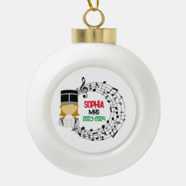 Drum Major Marching Band Kerst Ornament