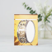 Drum of Drummer Briefkaart (Staand voorkant)
