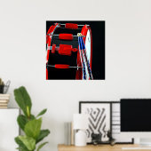 Drum of Drummer Poster (Thuiskantoor)