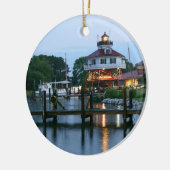 Drum Point-vuurtoren Keramisch Ornament (Links)