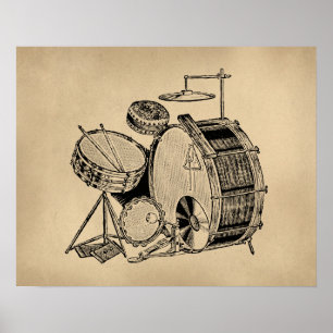  drum poster