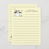 Drum Set Drummer Band Docer Musicus Bedankkaart (Voorkant / Achterkant)