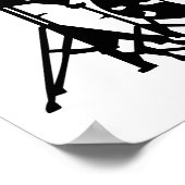 Drum set klopping poster (Hoek)