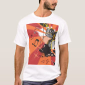 Drum Set Muziek T-shirt (Voorkant)