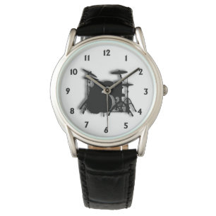 Drum Set Muziekontwerp Horloge