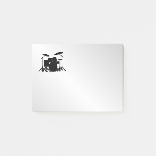 Drum Set Muziekontwerp Post-it® Notes (Voorkant)