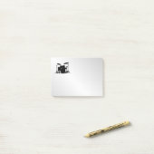 Drum Set Muziekontwerp Post-it® Notes (Op bureau)