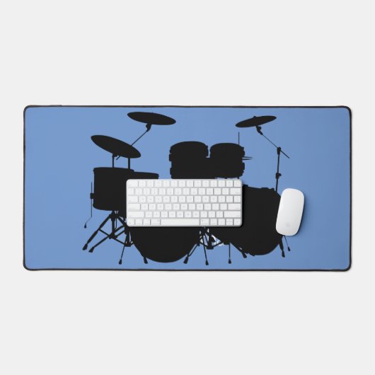 Drum Set Percussie Design Desk Mat (Keyboard & Muis)