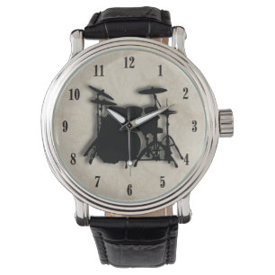 Drum Set polshorloge Horloge